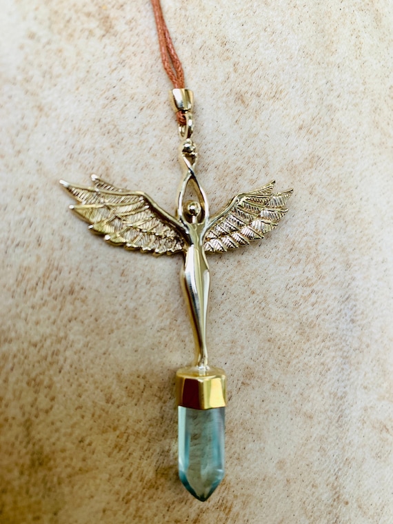Crystal cheap angel pendant