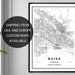 BOISE MAP PRINT, High Res Map, Map of Boise, Boise City Map, Boise ...