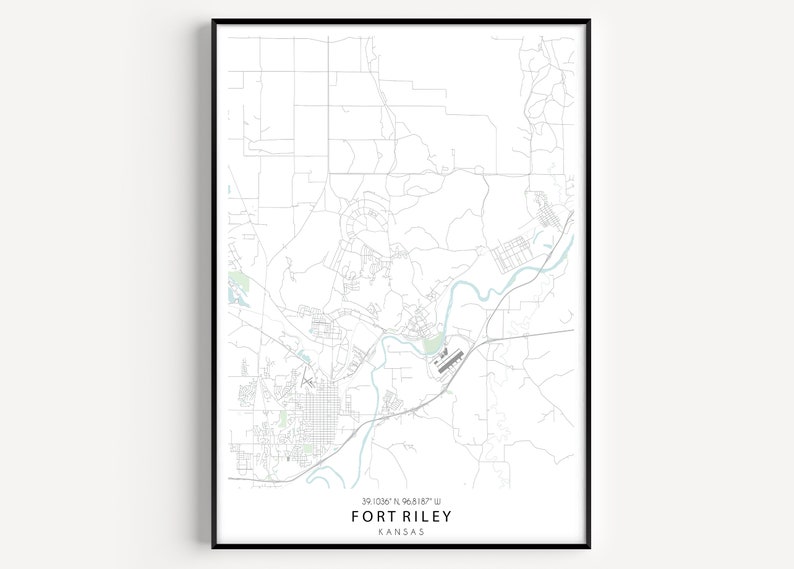 FORT RILEY MAP, Map of Fort Riley, Fort Riley Kansas Map, Fort Riley