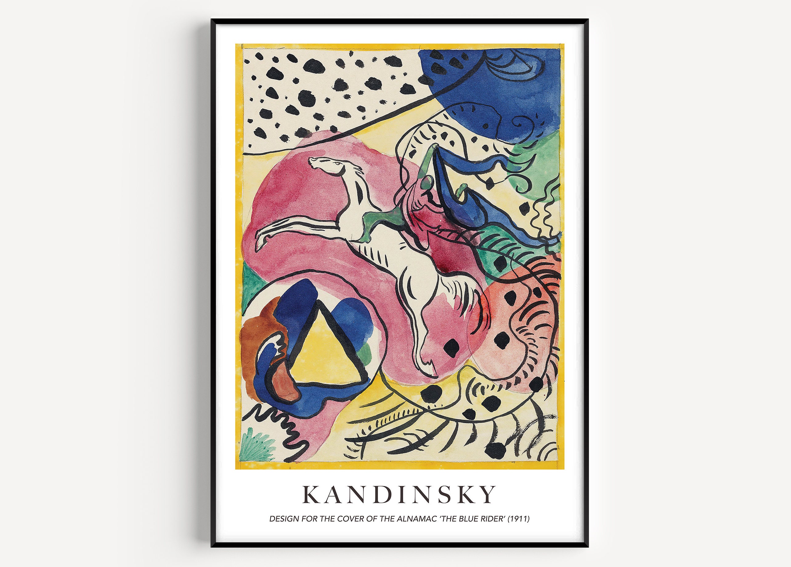 KANDINSKY POSTERS Print Set Colourful Print Poster Wall Etsy