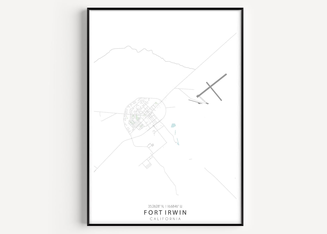 FORT IRWIN MAP, Map of Fort Irwin, Fort Irwin California Map, Fort