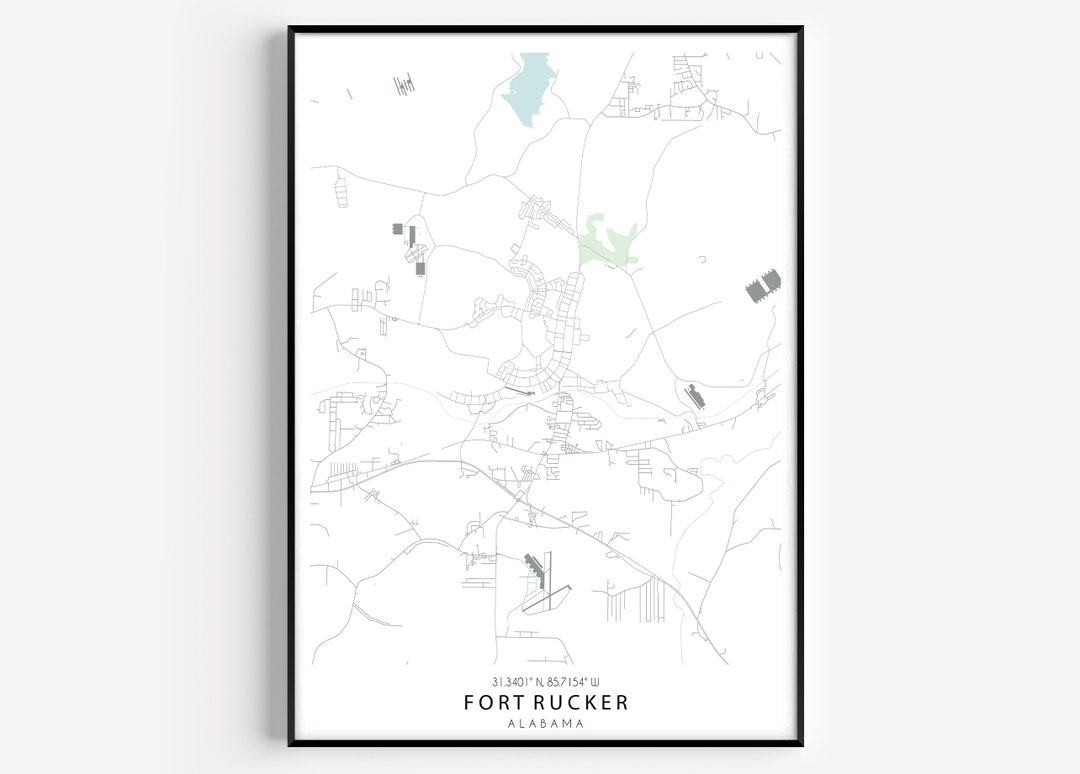 FORT RUCKER MAP, Map of Fort Rucker, Fort Rucker Base Map, Fort Rucker