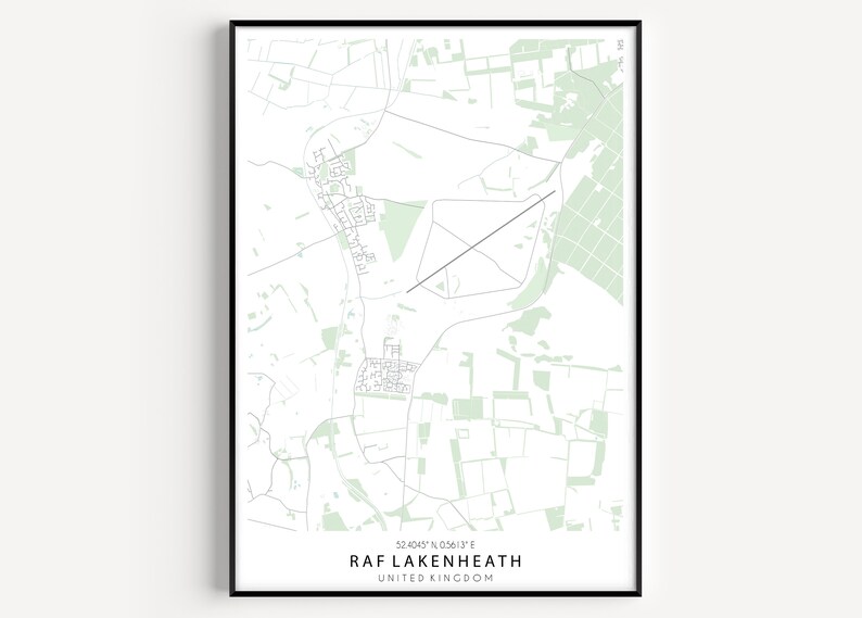 RAF LAKENHEATH MAP, Map of Raf Lakenheath, Raf Lakenheath, Raf