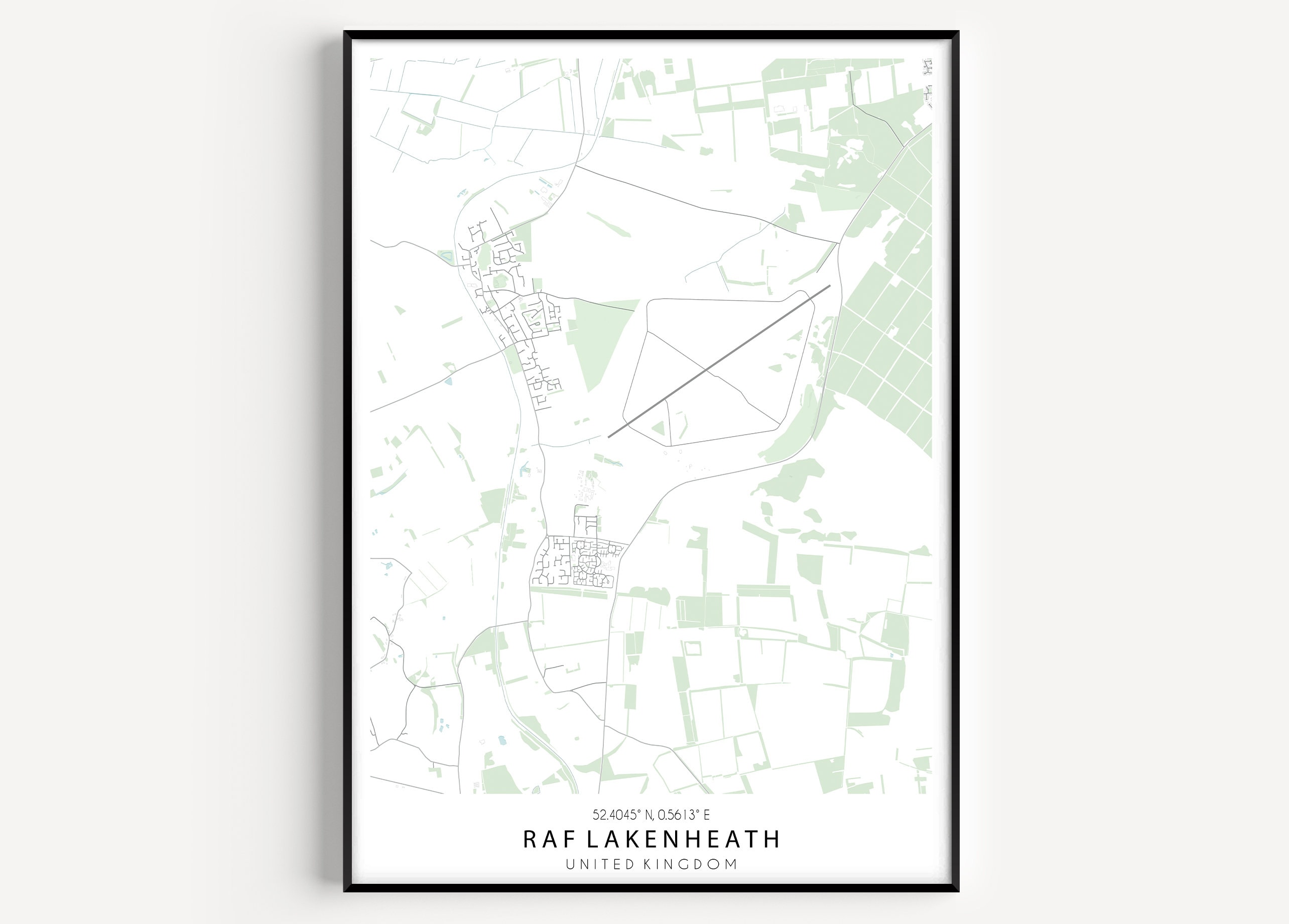 RAF LAKENHEATH MAP, Map of Raf Lakenheath, Raf Lakenheath, Raf
