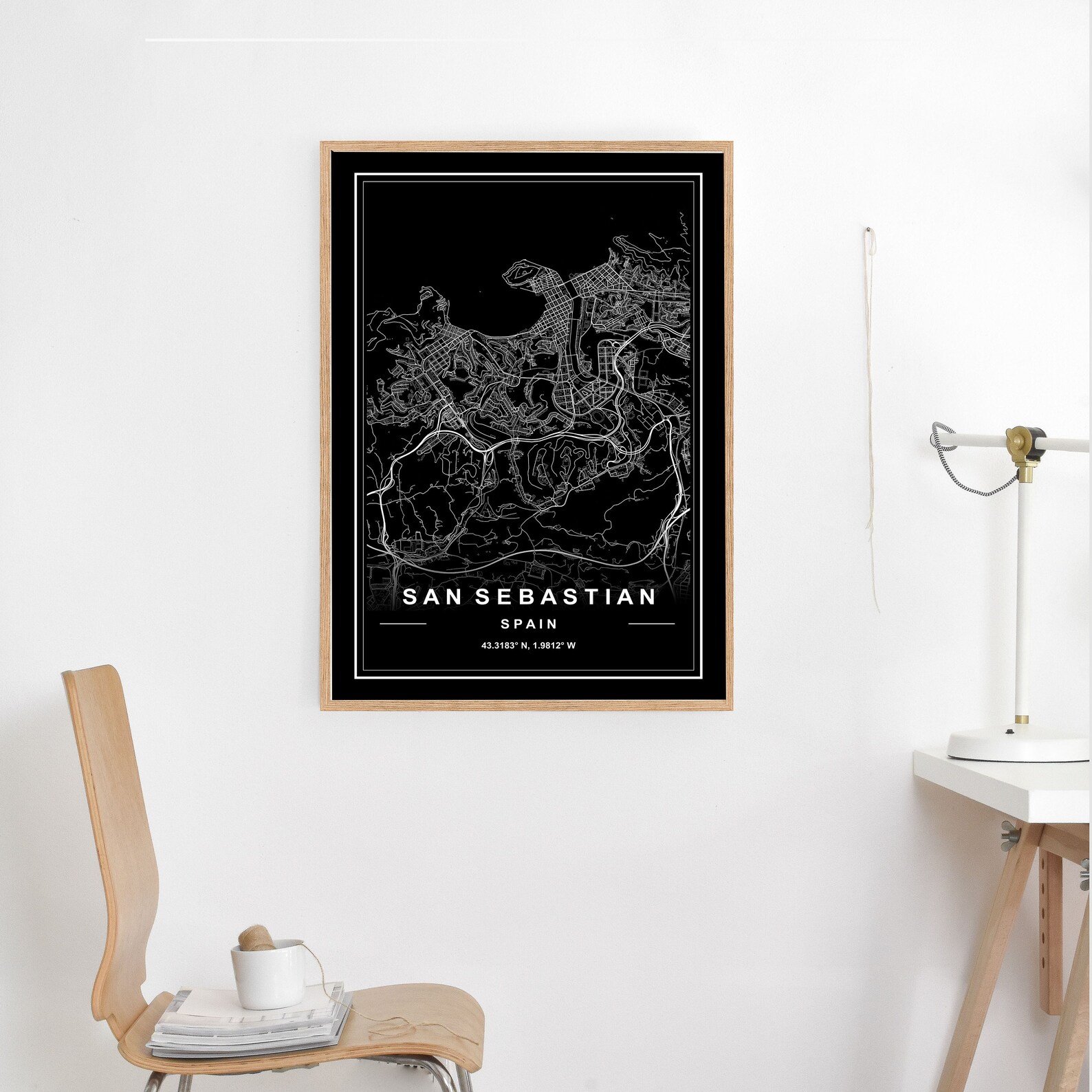 SAN SEBASTIAN MAP, High Res Download, Map of San Sebastian, San ...