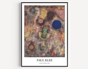 PAUL KLEE PRINT, Magic Garden 1926, Klee paintings, Klee Art Print, Klee Art Poster, Klee Art, Klee Print, Paul Klee Poster, Paul Klee, 018