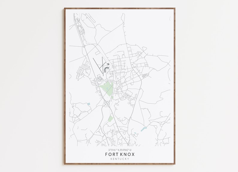 FORT KNOX MAP, Map of Fort Knox, Fort Knox Base Map, Fort Knox Map