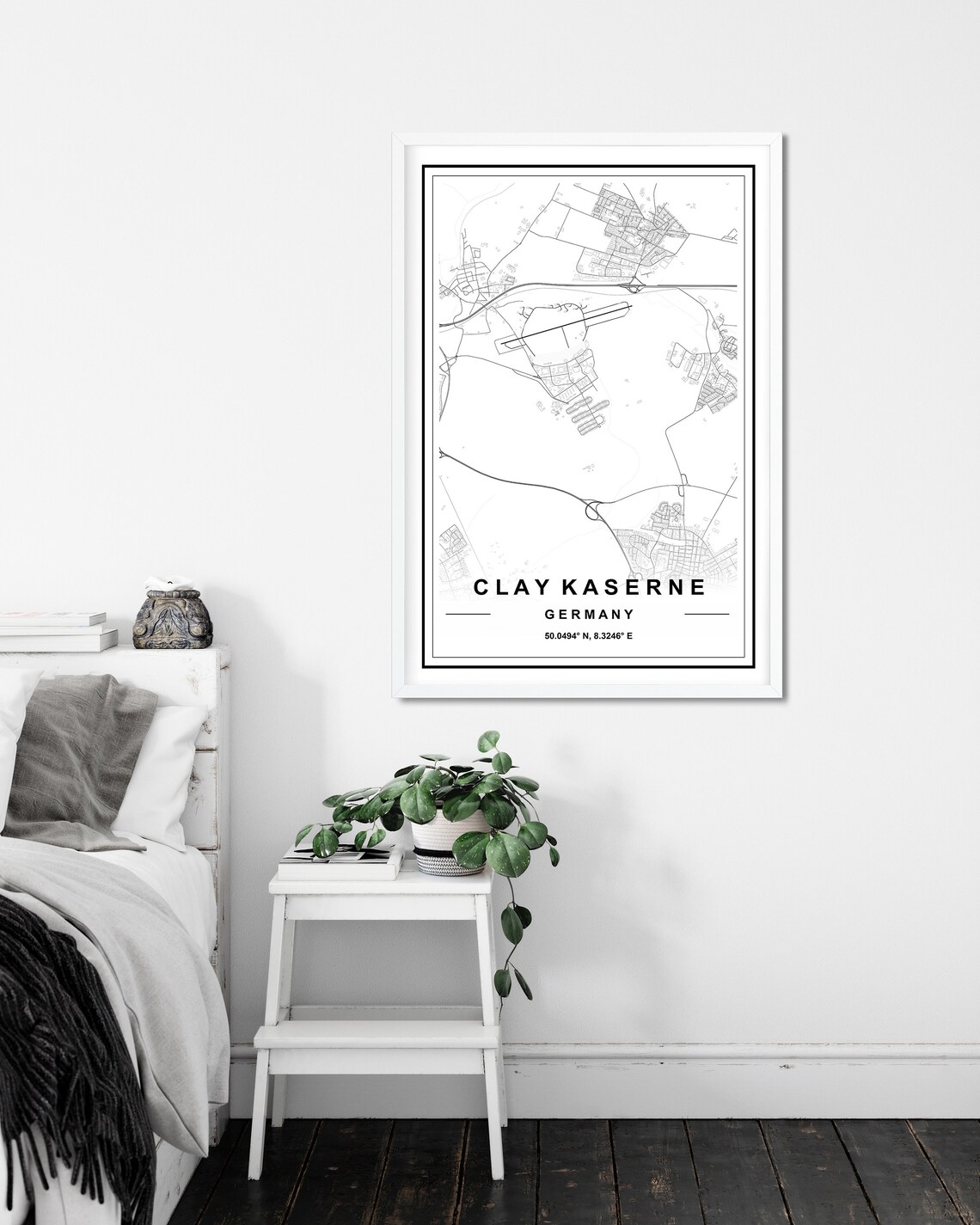 CLAY KASERNE MAP High Res Map of Clay Kaserne Clay Kaserne Etsy Canada