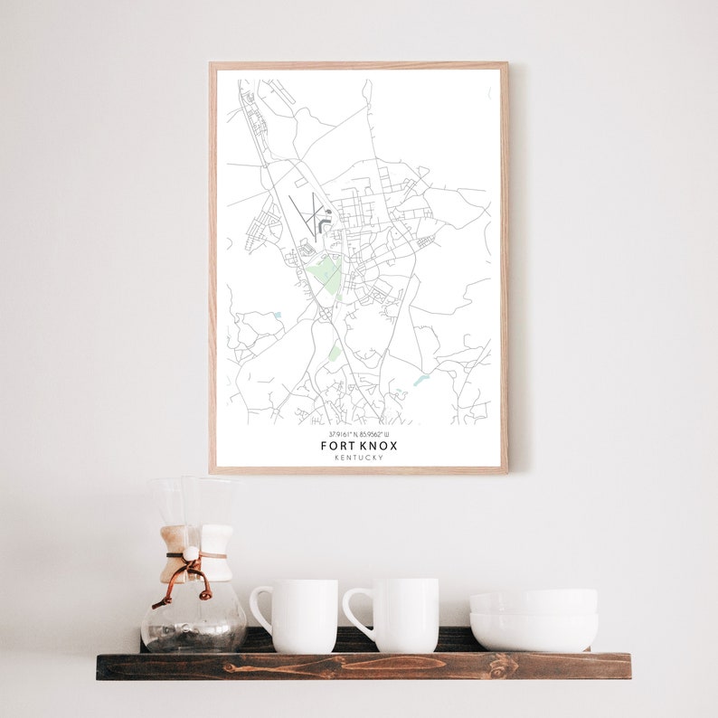 FORT KNOX MAP, Map of Fort Knox, Fort Knox Base Map, Fort Knox Map