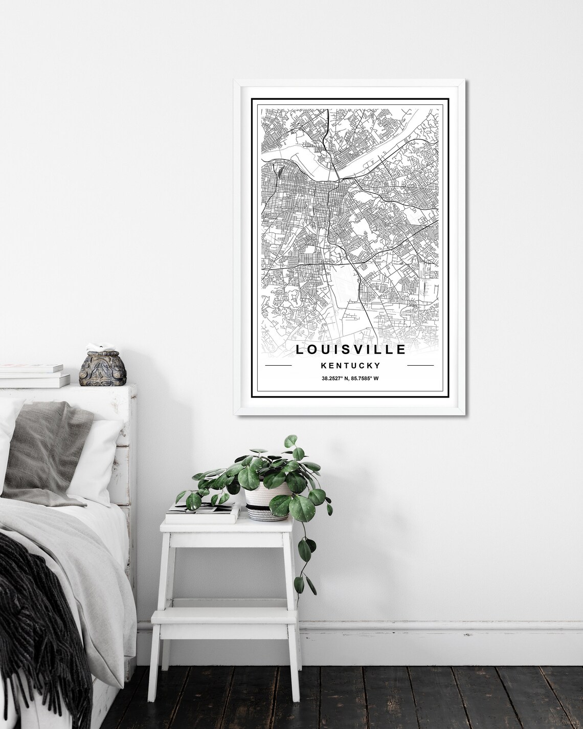 LOUISVILLE MAP PRINT Map of Louisville Louisville City Map - Etsy