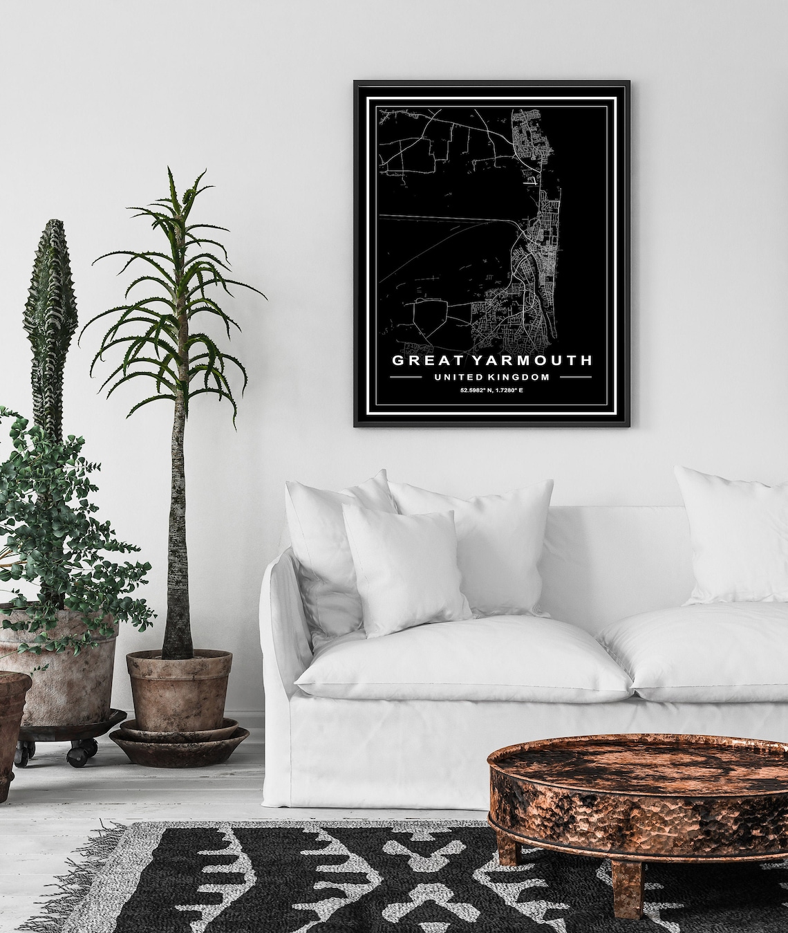 GREAT YARMOUTH MAP High Res Map Map Of Great Yarmouth Great Etsy GREAT YARMOUTH MAP High Res Map Map Of Great Yarmouth Great Etsy