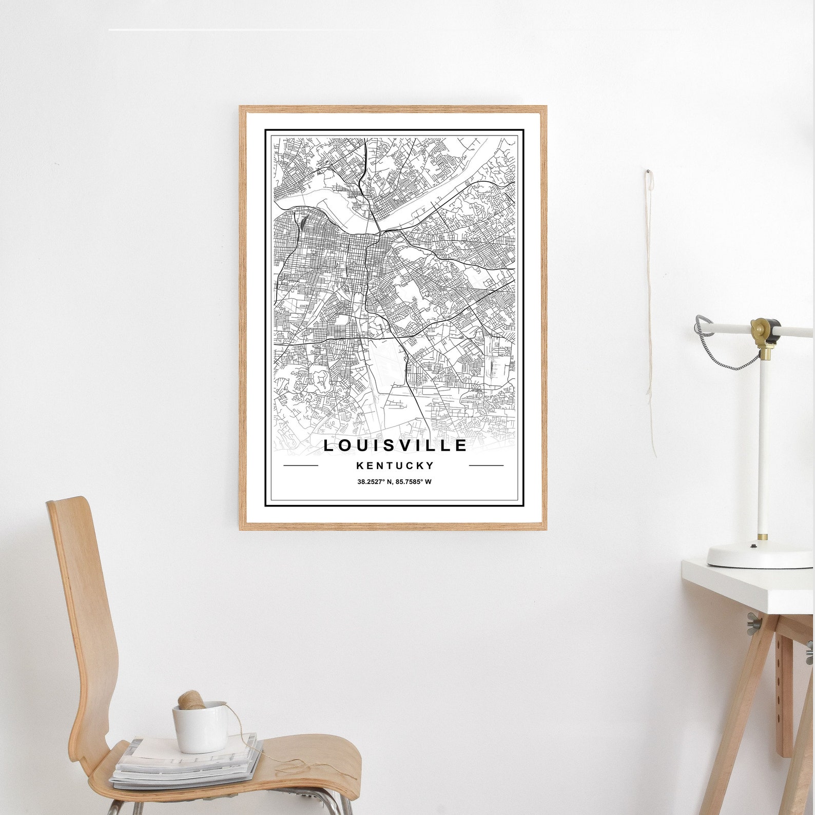 LOUISVILLE MAP PRINT Map of Louisville Louisville City Map - Etsy