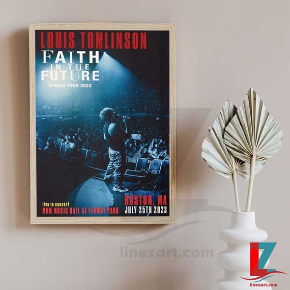 Louis Tomlinson Merch Faith In The Future World Tour Poster for