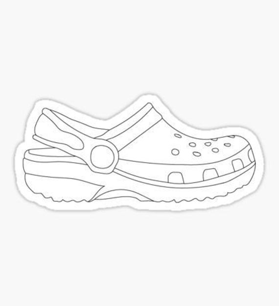 crocs shoe sticker