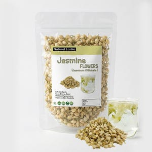 Pąki kwiatów jaśminu - 100% naturalny Jasminum Officinale - jadalne i suszone na powietrzu do herbaty, mydła, rękodzieła, kosmetyków