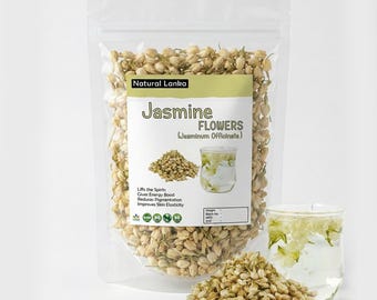 Boccioli di fiori di gelsomino - Jasminum Officinale 100% naturale - Commestibile e essiccato all'aria per tè, sapone, artigianato, bellezza