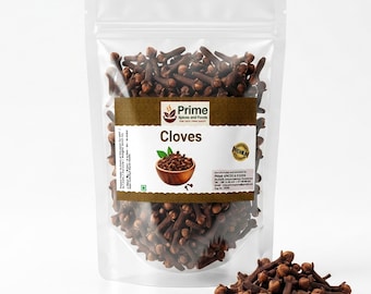 Organic Whole Cloves – Fresh Aromatic Syzygium Aromaticum Spice for Cooking, Tea & Baking