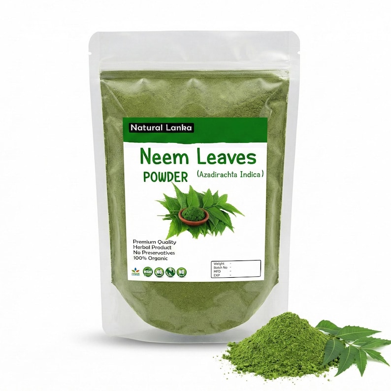 Organic Neem Leaf Powder | Azadirachta Indica image 1