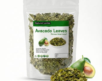 Biologische gedroogde avocadobladeren | Hojas De Aguacate voor thee | Gesneden en verschoven | Persea americana