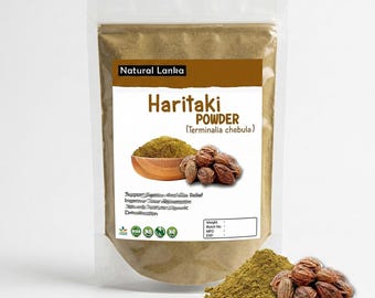Organic Haritaki Powder, Terminalia chebula, Ayurveda Herb