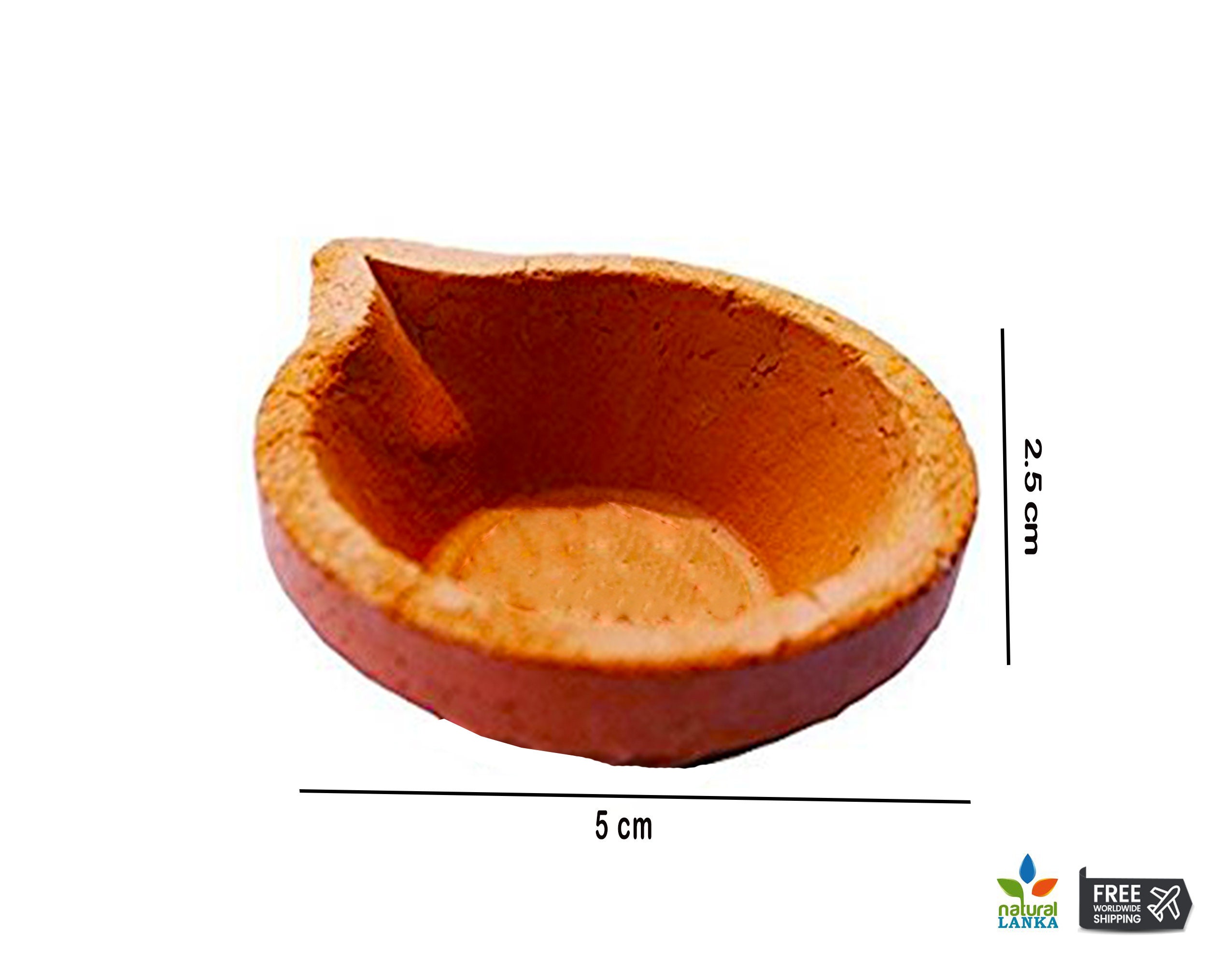 Clay Oil Lamps for Home Room Décor Oil Lamp Handmade Round Etsy