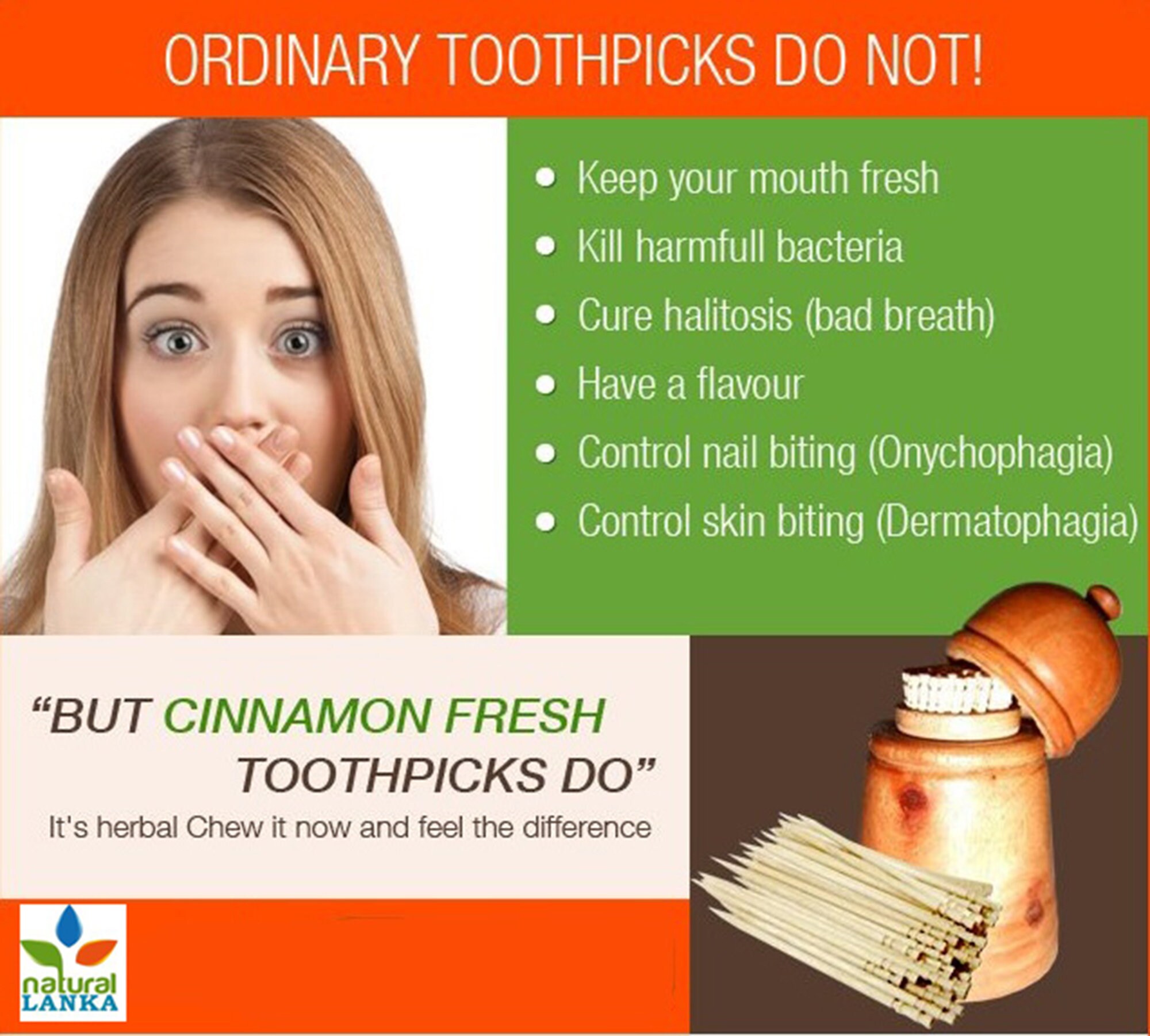 Ceylon CINNAMON Toothpicks 100 Natural Cinnamon Toothpicks Etsy