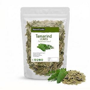 Organic Natural Tamarind Leaves | Tamarind Whole Leaf 100% Pure Ceylon Herbal