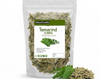 Organische natürliche Tamarindenblätter | Tamarinde Ganzes Blatt 100% Rein Ceylon Kräuter