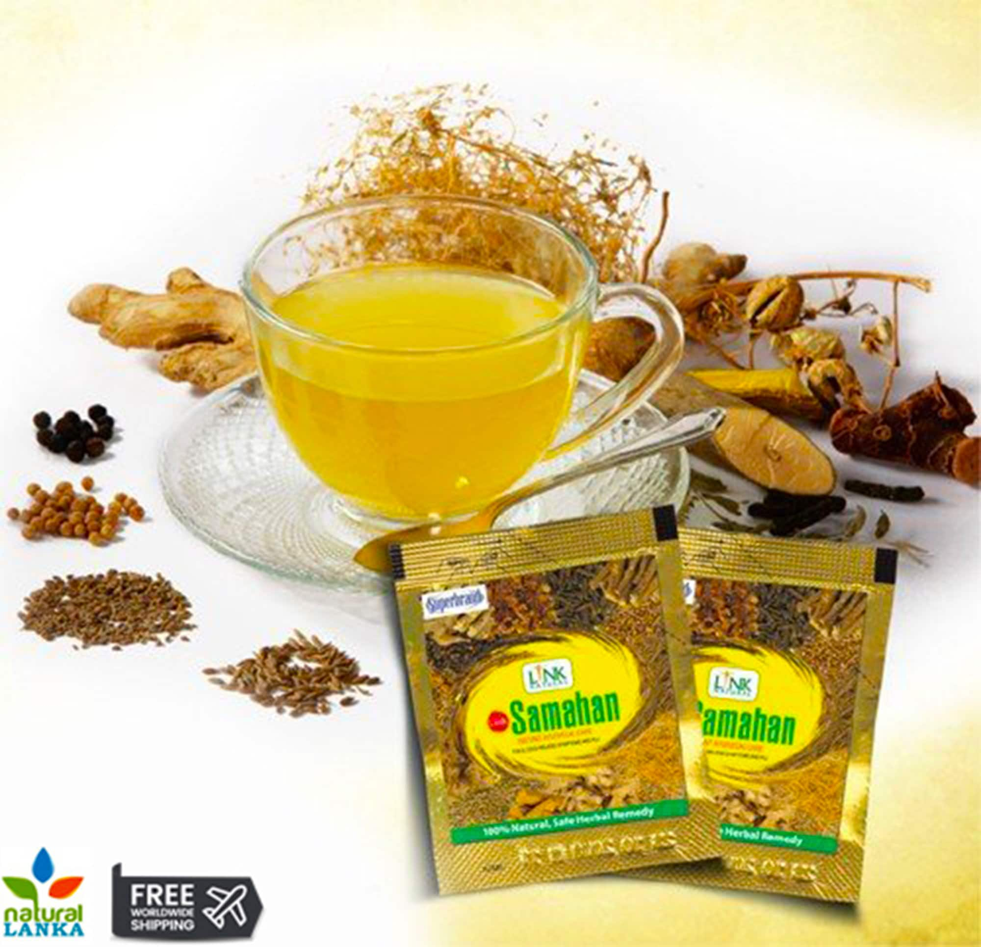 Link SAMAHAN Instant Ayurveda Herbal Tea 100 Sachets samahan natural drink  cold – Tacos Y Mas