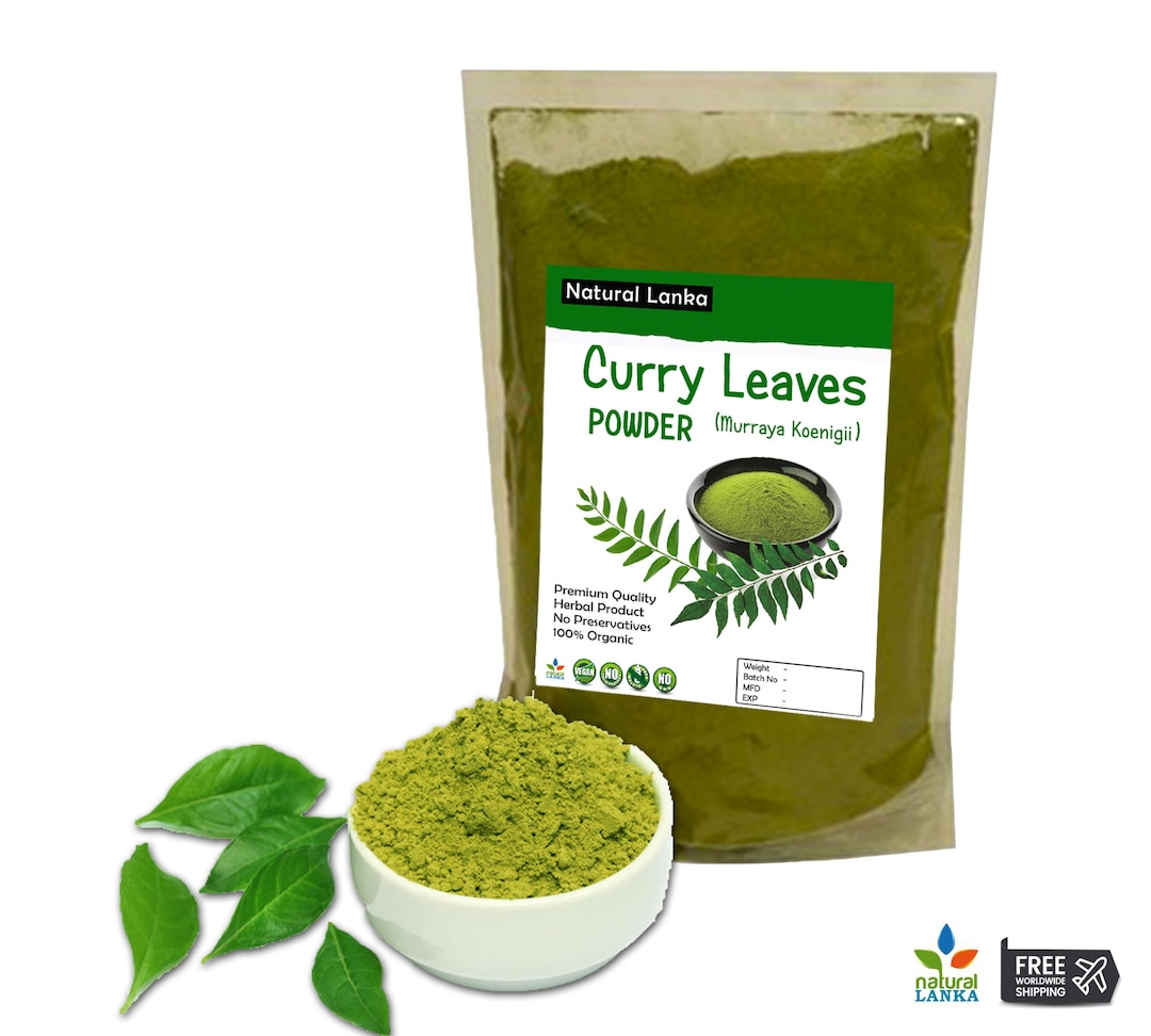 Organic Curry Leaf Powder 100 Pure & Naturally Grown Curry Leaves