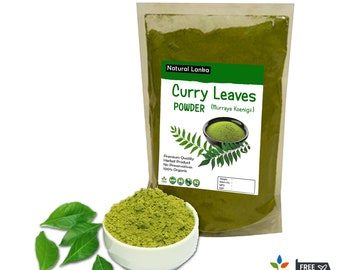 Organic Curry Leaf Powder 100% Pure & Naturally Grown Curry leaves powder