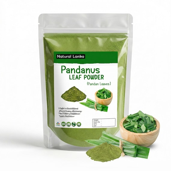 Organic Pandanus Leaf Powder: Natural, Dehydrated,Premium Spice | Pandan leaves Powder