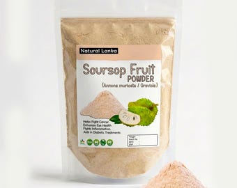 Organic Soursop Fruit Powder, Natural Graviola Guanabana