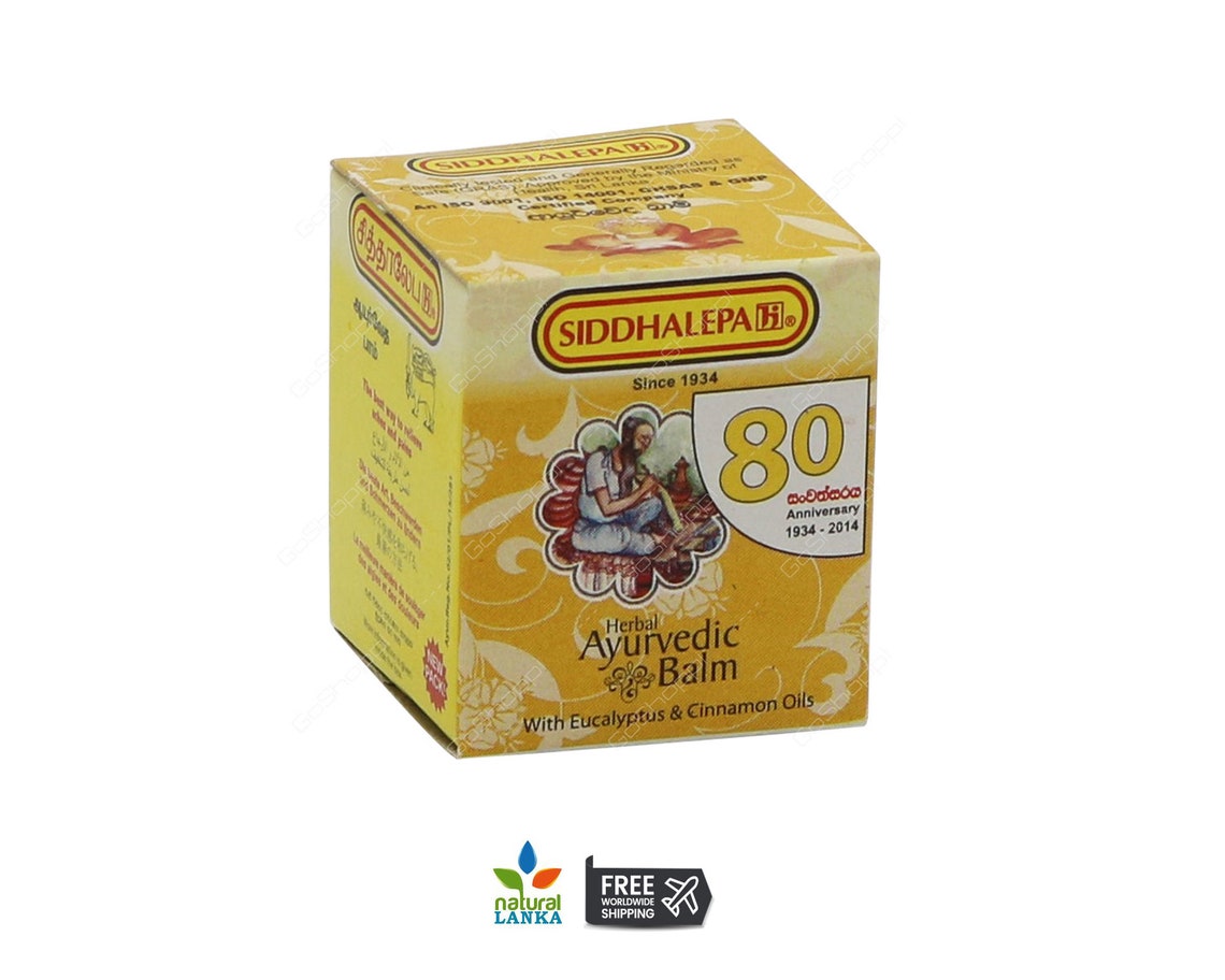 Herbal Ayurvedic SIDDHALEPA BALM 60G Relief Headaches Etsy
