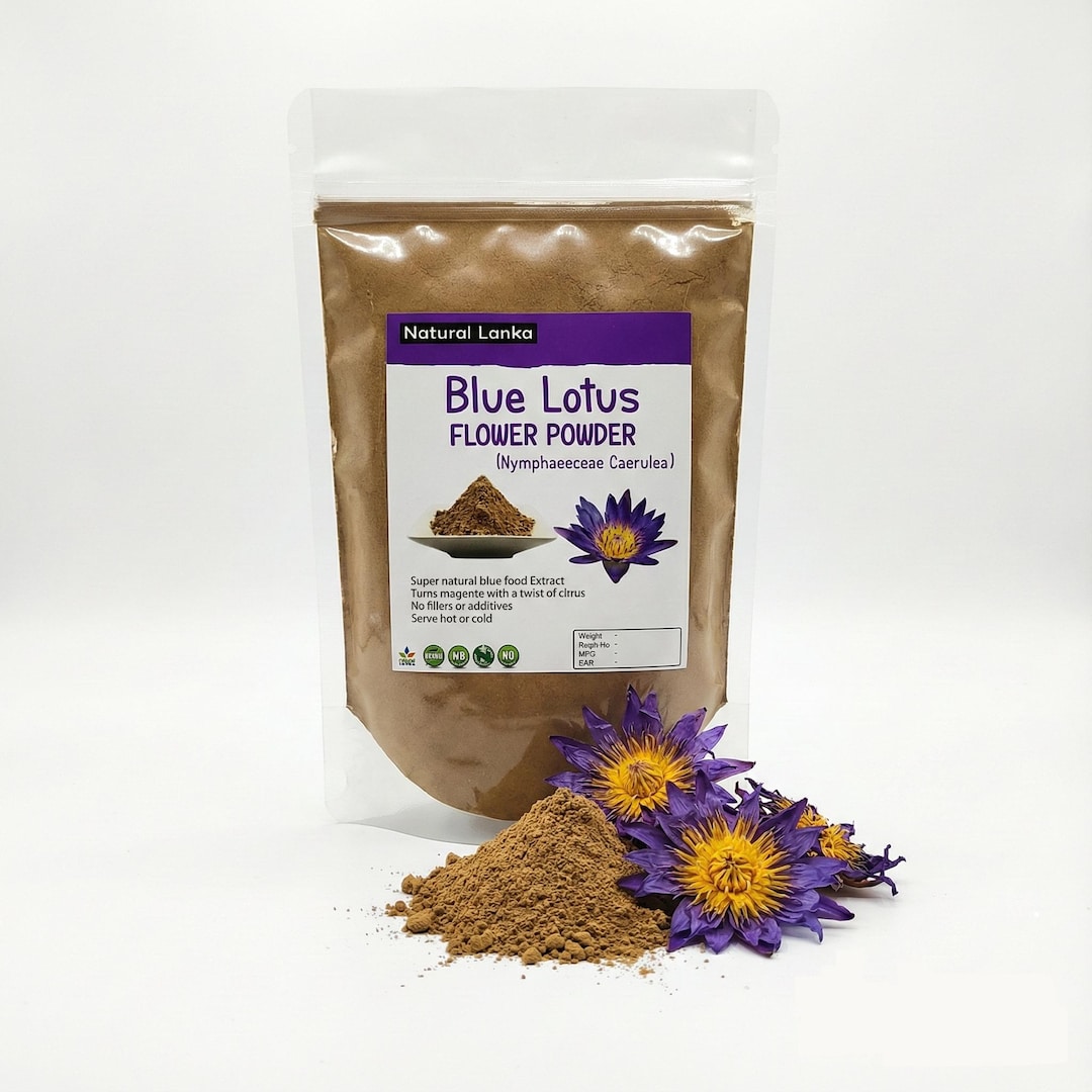 Blue Lotus Flower Powder Extract | Nymphaea Caerulea - Etsy