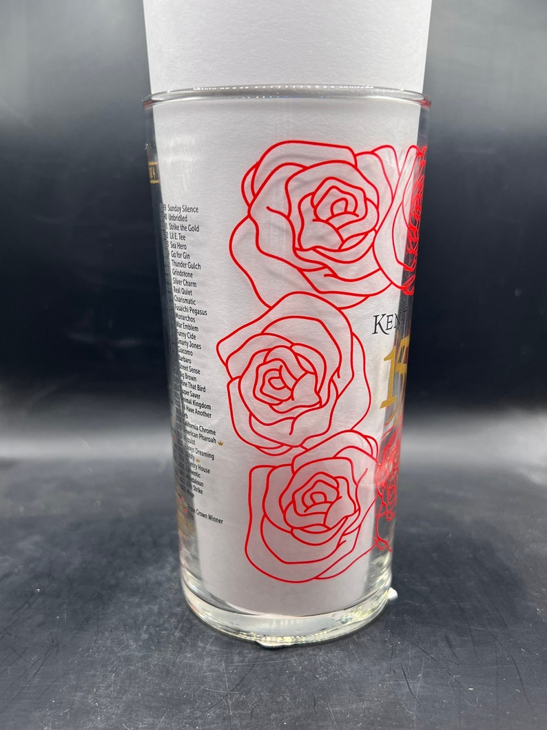 1961 Official KENTUCKY DERBY Mint Julep Glass, Churchill Downs