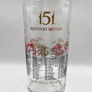 2025 Kentucky Derby Mint Julep Glass  -  151st Running