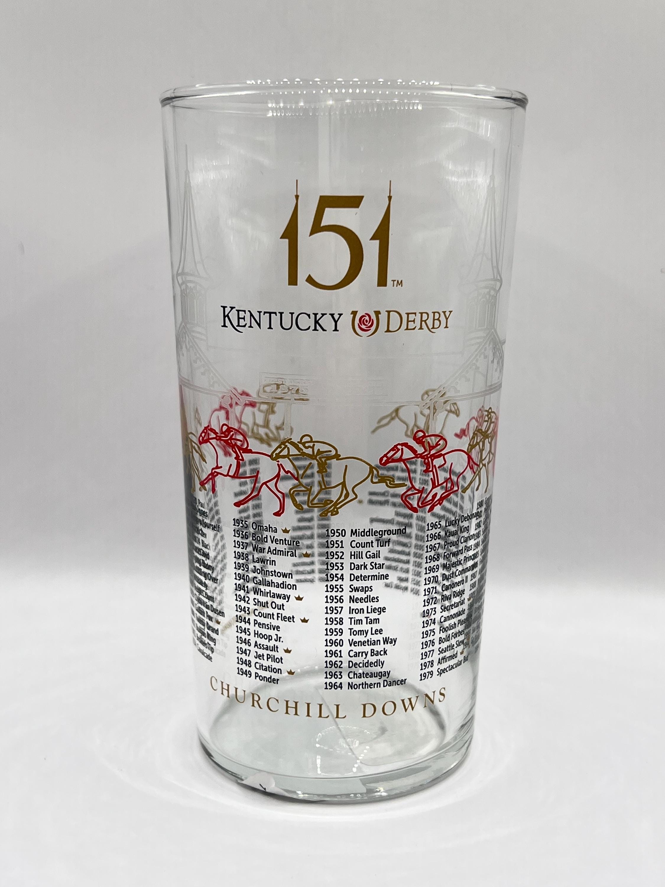 2025 Official Mint Julep Glass 12oz – 151th Kentucky Derby At Churchill Downs (4 Pack)