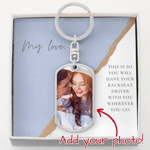 Personalized Key Chain // Picture Key Chain // Perfect gift for Him // Perfect gift for Her //  Unique Christmas Gift