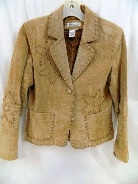 Women's Girl's Western Cowboy Cowgirl Natural Sued