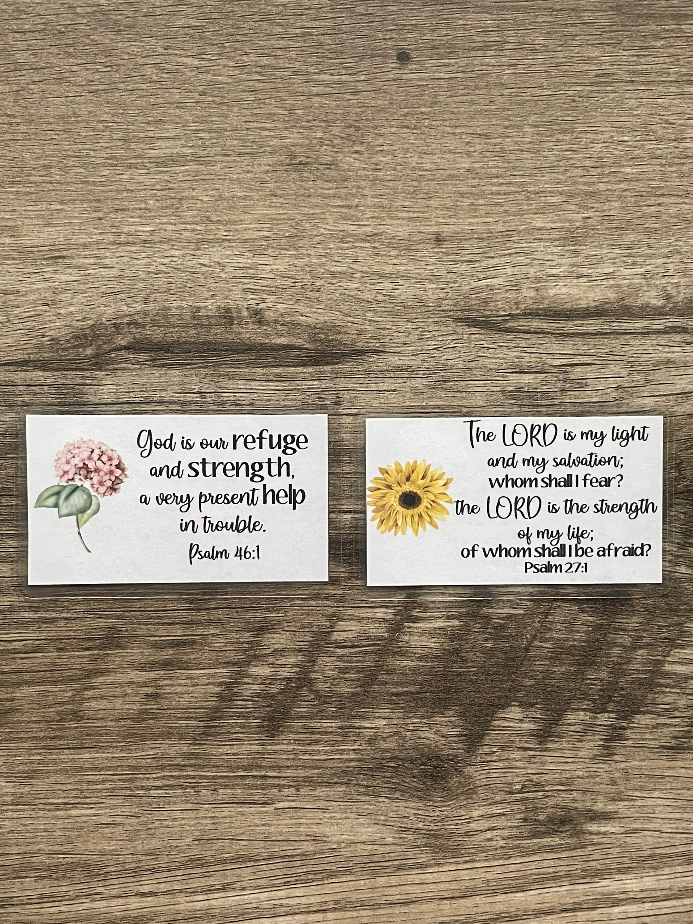 Scripture Cards small Bible Promise Cards Laminated Etsy
