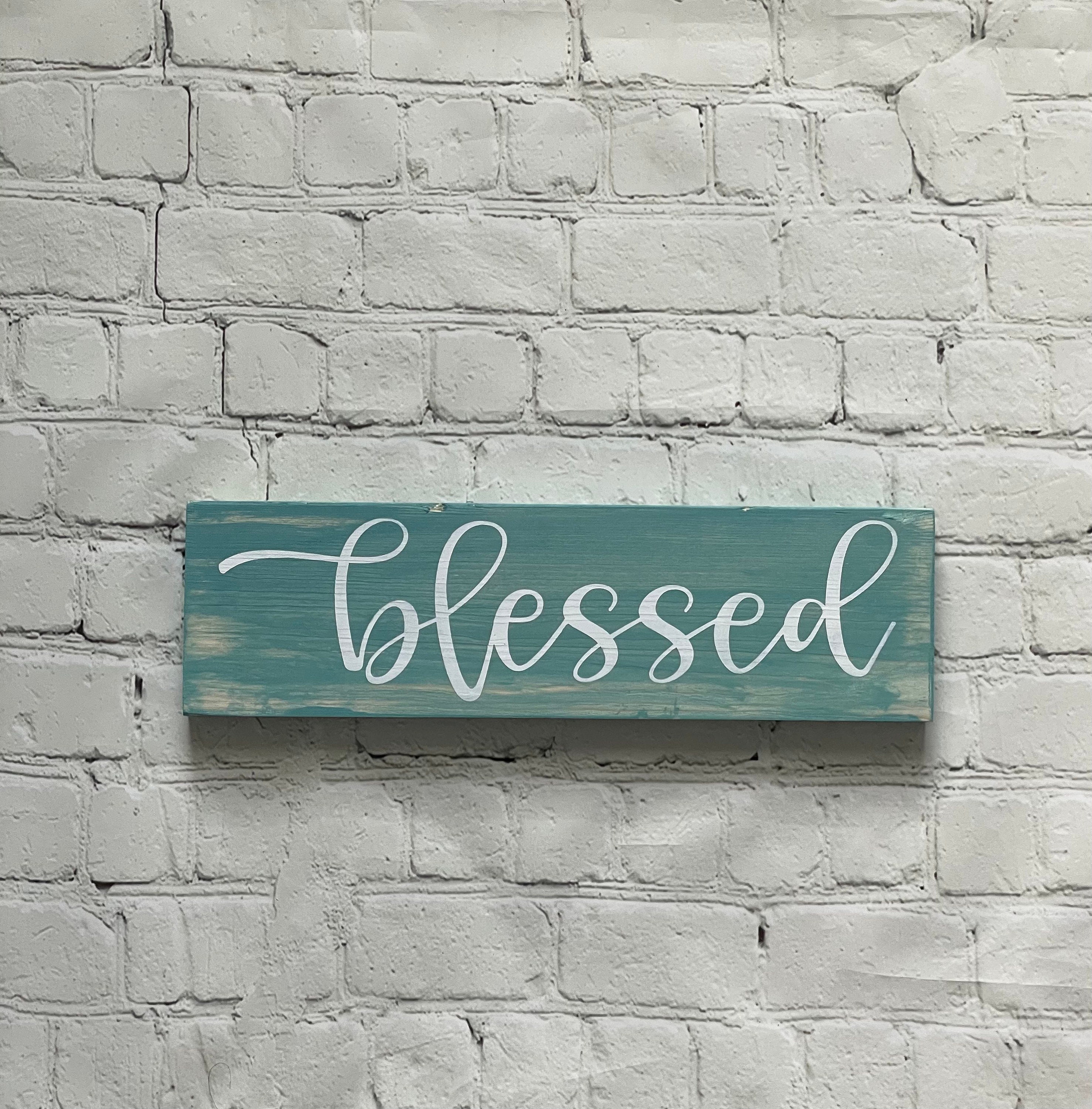 Religious Wood Sign Inspirational Wood Sign Christian Decor Etsy