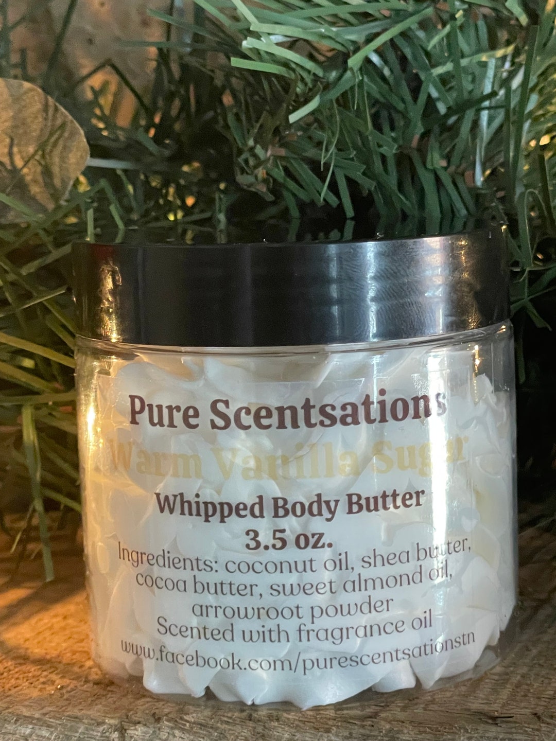 Warm Vanilla Sugar Body Butter, Natural Body Butter, Warm Vanilla Sugar