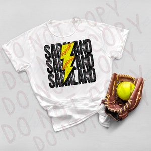 Saraland Softball PNG sublimation digital design