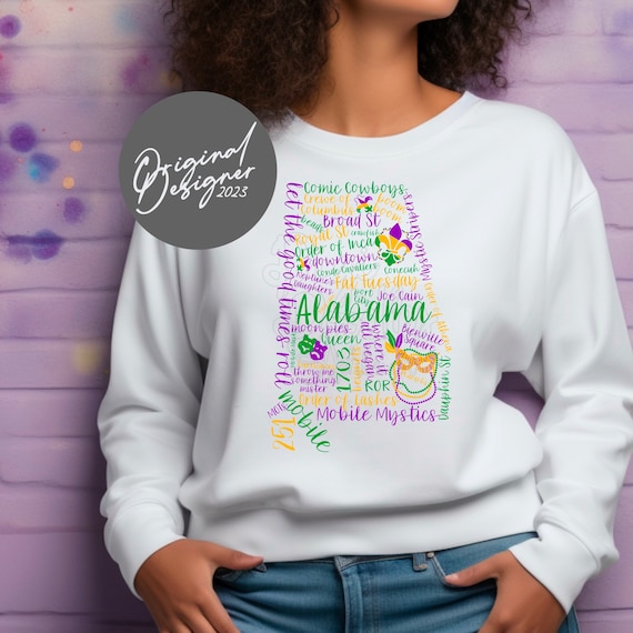 ORIGINAL DESIGNER!! Mobile Alabama Mardi Gras digital design png sublimation