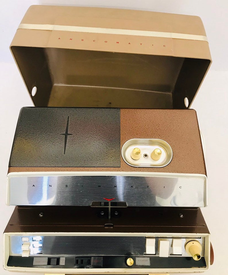 Anscomatic Projector in Case With Instructions and Bulb