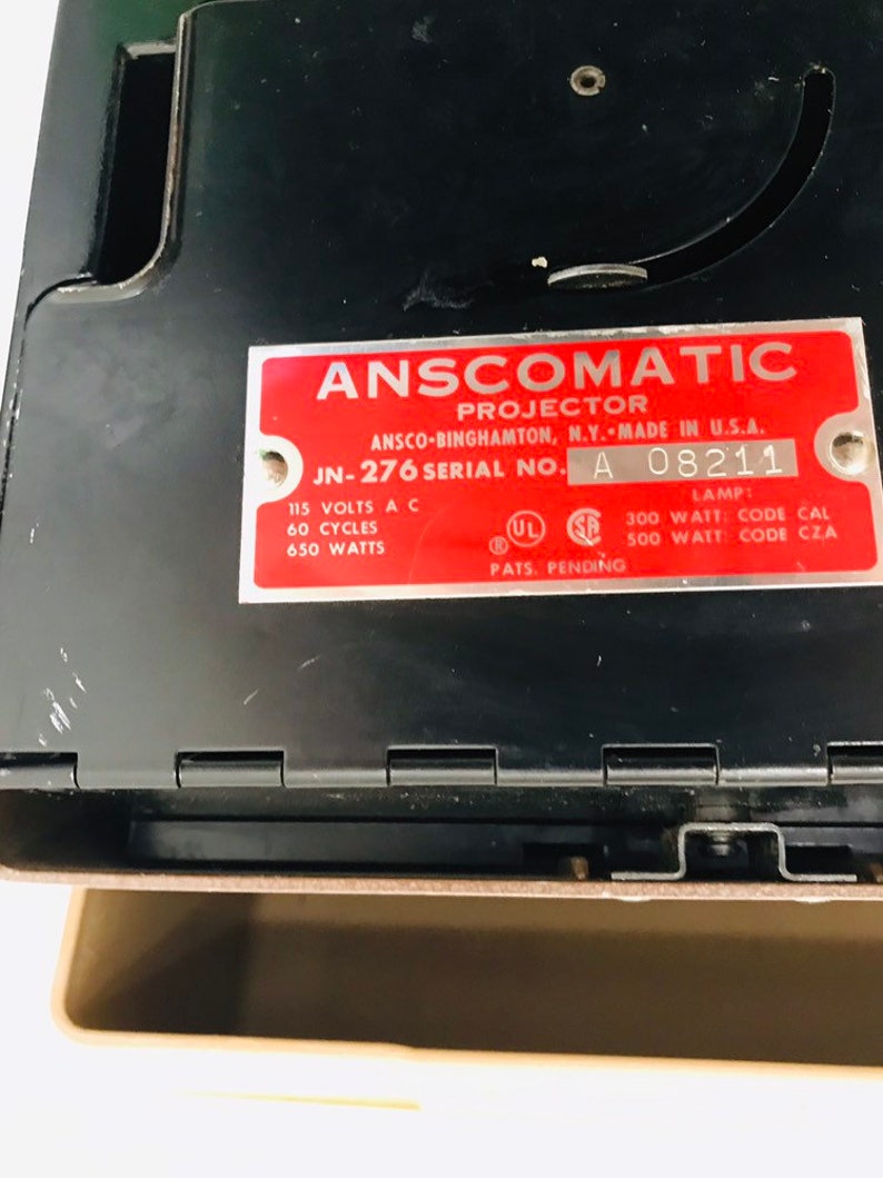 Anscomatic Projector in Case With Instructions and Bulb