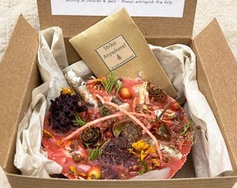 BONFIRE STARTER, Dried Flower Bonfire Starter, Outdoor Fire Pit Chimnea, Farmhouse Rustic Gift, Fall Bonfire, Outdoor Party Unique Gift