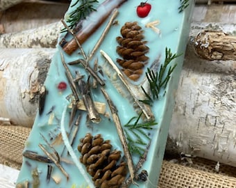 LARGE WINTER Pinecone BONFIRE Starter by AFlare, Festival Fire Pit Party, Outdoor Party Gift