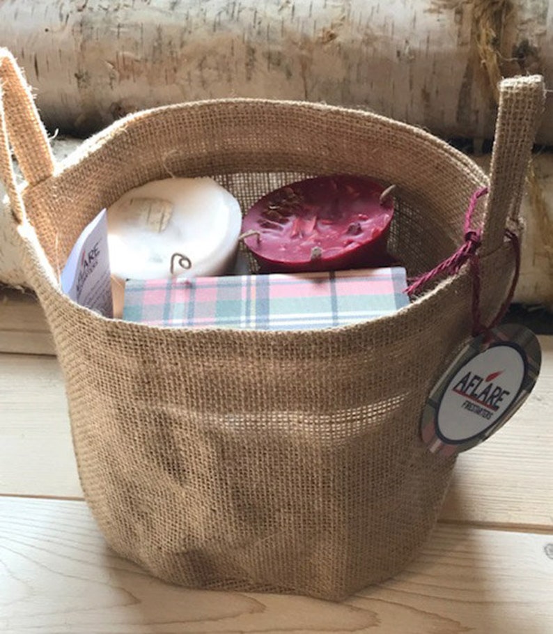 SET OF 14 FIRESTARTERS, Fireplace Hearth Gift, Burlap Bag Fire Starters